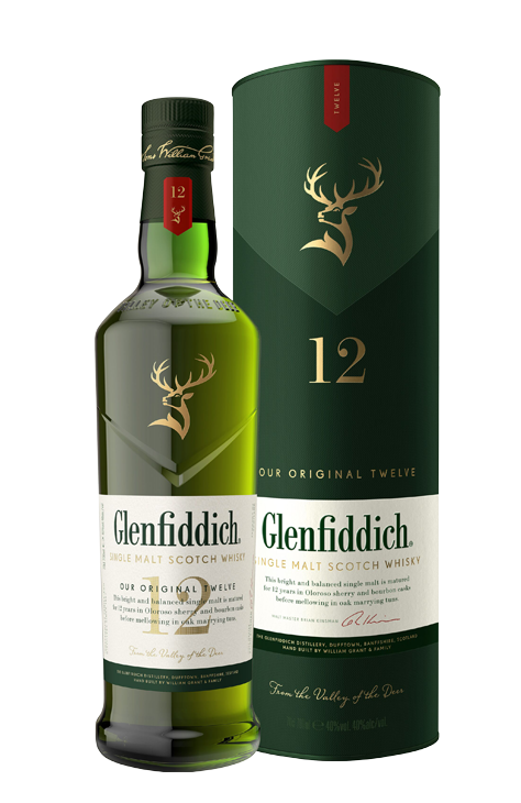 WHISKY SINGLE MALT GLENFIDDICH 12 YO