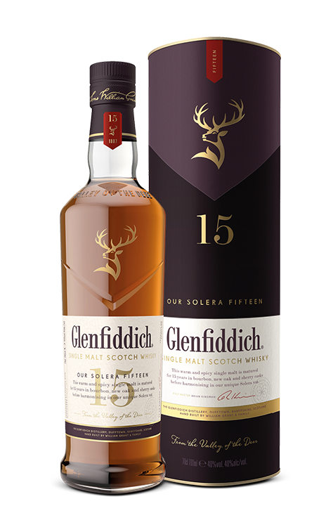 WHISKY SINGLE MALT GLENFIDDICH 15 YO